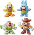 Sr. Cabeça de Batata Disney/Pixar Toy Story Mini 4 Pack Buzz, Woody, Ducky, Bunny Figures Toy for Kids Ages 2 &amp Up