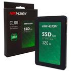 SSD 120GB Hikvision C100, SATA III 6Gb/s, 2.5", Preto - SS130