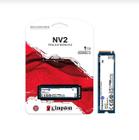 SSD 1TB Kingston NV2 M.2 2280 PCIe, NVMe Leitura: 3500 MB/s e Gravação: 2100 MB/s