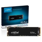 Ssd 1tb NVMe PCIe 5000mb/s Leit - 3600mb/s Grav P3 Plus CT1000P3PSSD8 Crucial
