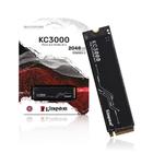 Ssd 2Tb M.2 NVMe PCIe 4.0 7000mb/s Leit - 7000mb/s Grav SKC3000D/2048G Kingston