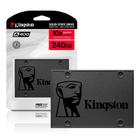 SSD 480GB 2.5 Sata 3 500mb/s Leit - 350mb/s Grav. A400 SA400S37/240G Kingston