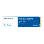 SSD 500 GB WD Blue SN570, M.2 2280, NVMe, Leitura: 3500MB/s e Gravação: 2300MB/s, Azul - WDS500G3B0C