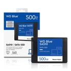 Ssd 500gb 2.5 Sata 3 560mb/s Leit -510mb/s Grav WDBlue WDS500G3B0A Western Digital