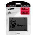 SSD 960 GB Kingston A400, SATA, Leitura: 500MB/s e Gravação: 450MB/s - SA400S37/960G