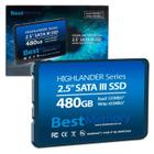 SSD Best Memory, 480GB, SATA 3, Leitura: 535MB/s E Gravação: 435MB/s