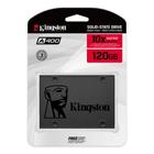 Ssd hd kingston de 120gb sa400s37 série a400 2,5 sata iii para desktop e notebook a