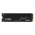 SSD Kingston KC3000, 1TB, M.2 2280, PCIe 4.0 x4, NVMe, Leitura: 7000 MB/s, Gravação: 6000 MB/s, Preto - SKC3000S/1024G