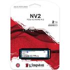 SSD Kingston NV2 2TB, M.2 2280, PCIe 4.0 NVMe, Leitura/Gravação: 3500/2800 MB/s, SNV2S/2000G KINGSTON