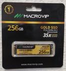 SSD Macrovip Gold Ssd 256gb M.2 Nvme PCie Mvgld/256 35X Faster