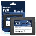 SSD Patriot 256GB, P210, Sata III 6GB/s, Leitura 500MB/s, Gravacao 400MB/s, P210S256G25