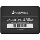 SSD Rise Mode 480GB Gamer Line, SATA, Leitura: 535MB/s e Gravação: 435MB/s, Preto - RM-SSD-480