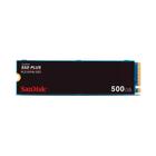 SSD SanDisk Plus NVMe, 500GB, M.2, PCle, Gen3, Leitura 2400MB/s e Gravação 2400MB/s, Preto - SDSSDA3N-500G-G26