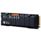 SSD WD Black SN850, 500GB NVMe, PCIe Gen4, Heatsink, Leitura: 7000MB/s e Gravação: 4100MB/s - WDS500G1XHE