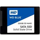 SSD WD Blue 250GB - SATA III 6Gb/s - 2,5"/7mm - Até 550MB/s