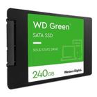 SSD WD Green, 240GB, SATA, Leitura 545MB/s e Gravação 430MB/s - WDS240G3G0A - Western Digital