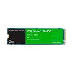 SSD WD Green SN350 2TB, M.2 2280, PCIe, NVMe, Leitura: 3200MB/s, Gravação: 900MB/s, Verde - WDS200T3G0C