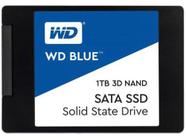 SSD Western Digital Blue 1TB SATA3 2,5”  - Leitura 545MB/s e Gravação 525MB/s