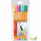 Stabilo Pen 88 Tons Pastel - 8 Canetas