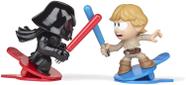 Star Wars Battle Bobblers Darth Vader vs Luke Skywalker Clippable Battling Action Figure 2-Pack, Brinquedos para Crianças de 4 anos ou mais