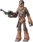 Star Wars Galaxy of Adventures A Ascensão de Skywalker Chewbacca 5"-Scale Action Figure Toy with Fun Action Move