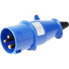 Steck Plug 2P+T 16A Azul 3076