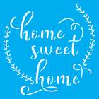 Stencil 14x14cm TK0039 Home Sweet Home Toke de Arte