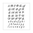 Stencil Alfabeto - 30x30 - Ref 9967