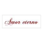 Stencil Amor eterno - 10x30 - Ref 7705