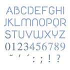 Stencil Especial Pintura Alfabeto 10X10 STX-349 - Litoarte