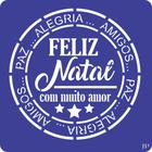 Stencil Feliz Natal com... - Jeito Próprio Artesanato