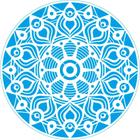 Stencil Litoarte - Mandala