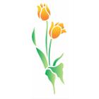 Stencil OPA 10x30 1720 Flores Tulipa II