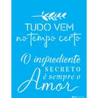 Stencil Opa 15 X 20 cm - Frases Motivacionais - 3378