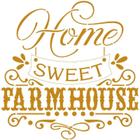 Stencil Pintura Home Sweet Farm House Stxx-277 20x20cm Litoarte