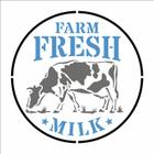 Stencil Simples Farmhouse Fresh Milk 2922 14x14 Opa