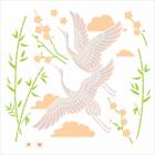 Stencil Simples Oriental Tsuru 3182 30,5x30,5 Opa