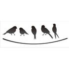 Stencil Sp. 10X30 2161 Passaros