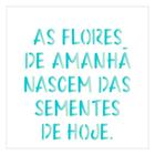 Stencil Sp. 14X14 2213 Frase As Flores