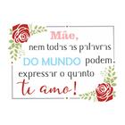 Stencil Sp. 15X20 2888frase Mãe