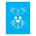 Stencil Tamako Coelhos - 15X20Cm - Ref A2714