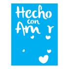 Stencil Tamako Hecho Con Amor - 15X20Cm - Ref A2482