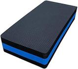 Step Para Academia Fitness 70 X 30 X 14 Ginastica Aeróbico Cor Preto/Azul - EVA HAITI