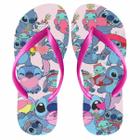 Stitch e Lilo Chinelo Desenho Rosa. Presente feminino adulto e infantil Stich baby