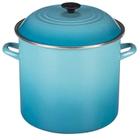 Stockpot Le Creuset 16L em Aço Inox - Azul Caribenho