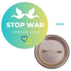 Stop war 10 bottons broches pare a guerra