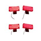 Strobo Vermelho com 22 Leds cada E 2 Efeitos carro moto