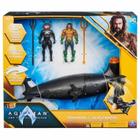 Submarino Arraia Negra c/ Aquaman - Sunny 3455 - 2 Bonecos