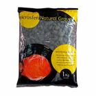 Substrato Soma Microsfera Natural Gravel Pebble Black 6-9mm para Aquários - 1kg