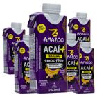 Suco Amoo Smoothie Açai Banana 250Ml (6 Unidades) - Amazoo